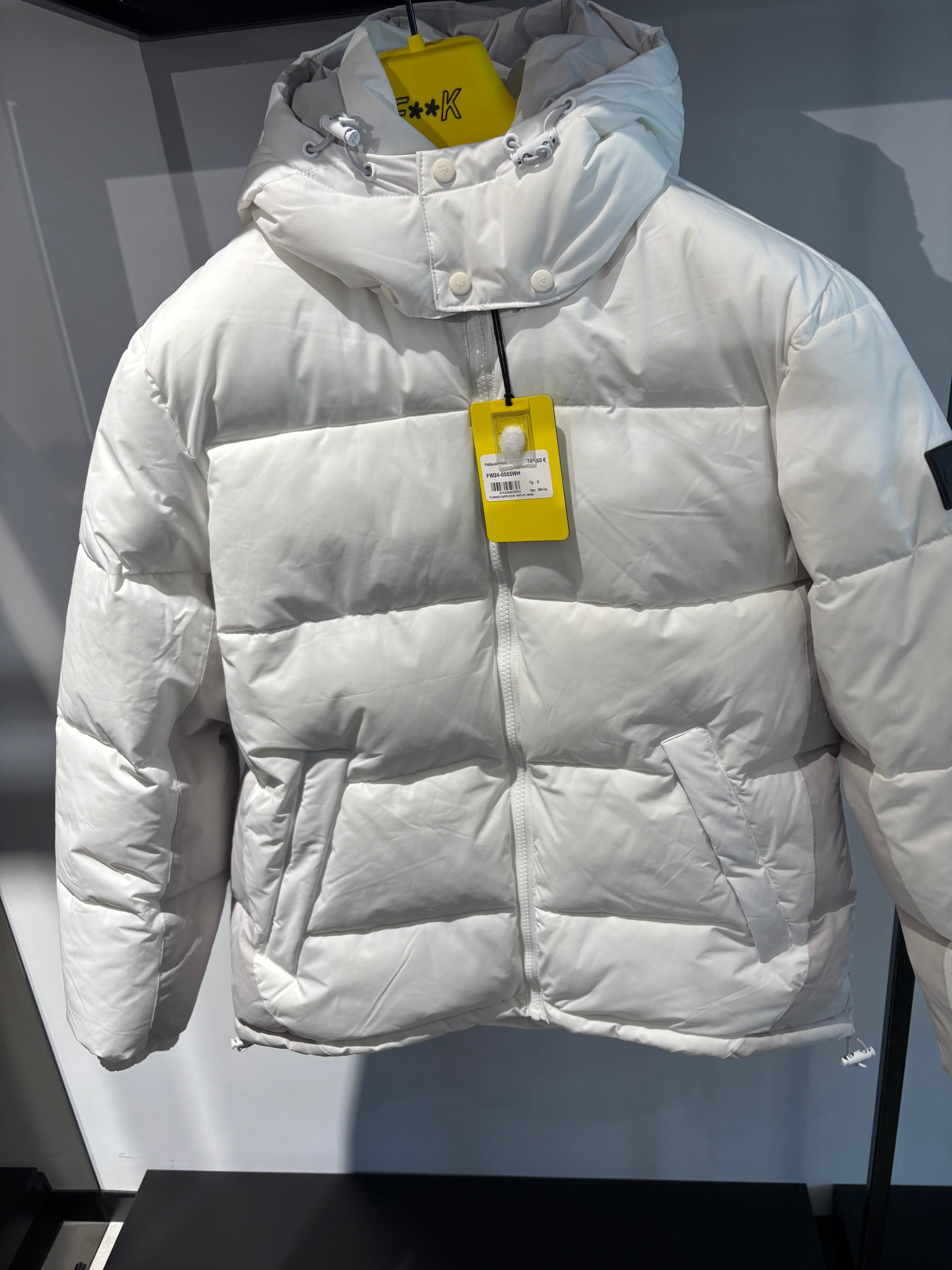 GIUBBINO F**K BIANCO