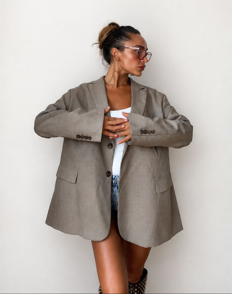 VICOLO - BLAZER OVERSIZE